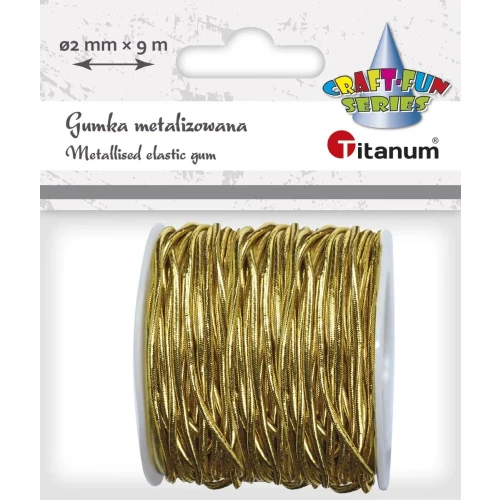 Sznurek Craft-Fun Series gumka 9m Titanum (363628)
