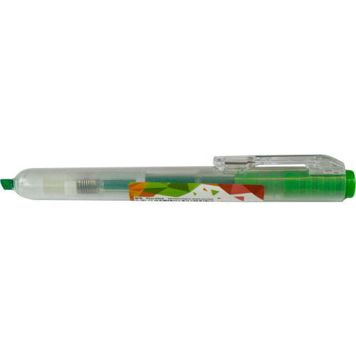 Zakreślacz Fluo-Click automatyczny wkład zielony 1,0-4,0mm M&G (AHM27371)