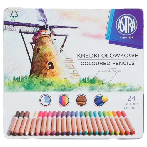 Kredki ołówkowe 24 kol. Astra (312117002)