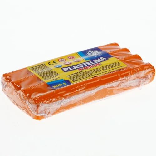 Plastelina 1 kol. pomarańczowa 500g Astra