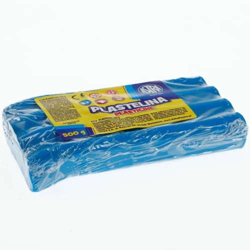 Plastelina 1 kol. niebieska 500g Astra