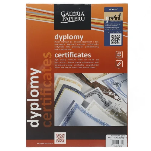 Dyplom A4 przyjaciele napisy 250g Galeria Papieru (219125)