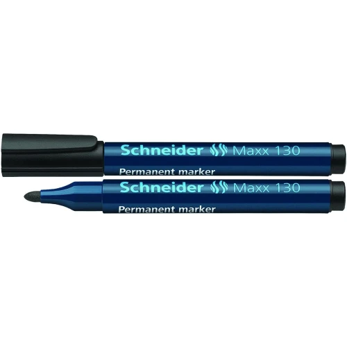 Marker permanentny Maxx 130 wkład czarny 1,0-3,0mm okrągła końcówka Schneider (SR113001)