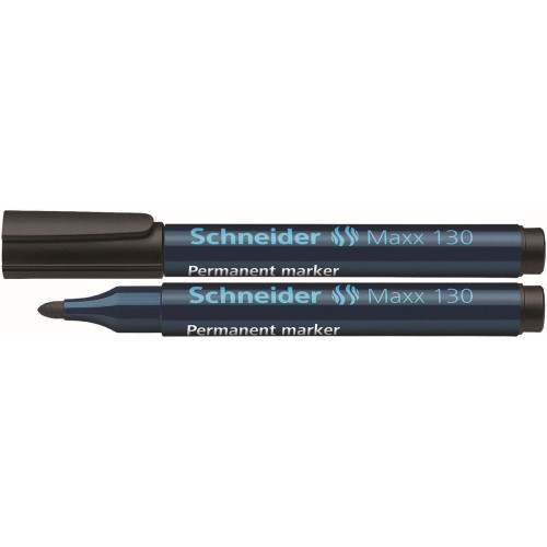 Marker permanentny Maxx 130 wkład czarny 1,0-3,0mm okrągła końcówka Schneider (SR113001)
