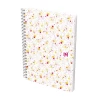 Kołozeszyt (kołonotatnik) A5 Floral 120k. 90g krata/tagi Oxford (400094951)
