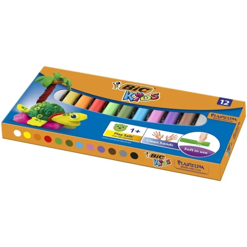 Plastelina 12 kol. mix Bic (947713)