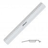 Linijka aluminiowa 20cm Leniar