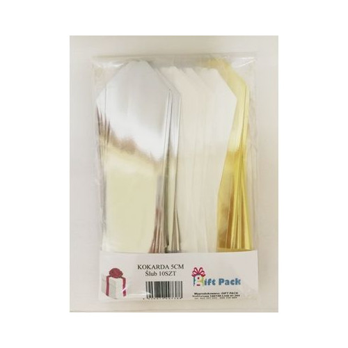 Kokarda 5CM METAL.ślub 5mm Gift Pack (hurt 39)