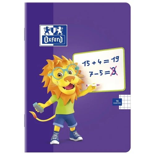 Zeszyt A5 Lion 32k. 90g linia podwójna Oxford (400106955)