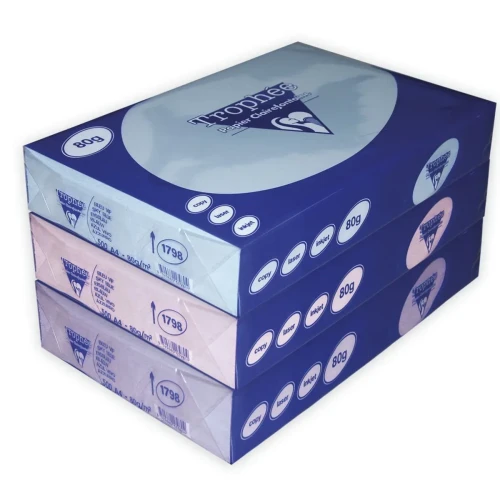 Papier kolorowy A4 kolorowy żółty 250k. 160g Trophee (xca41053)