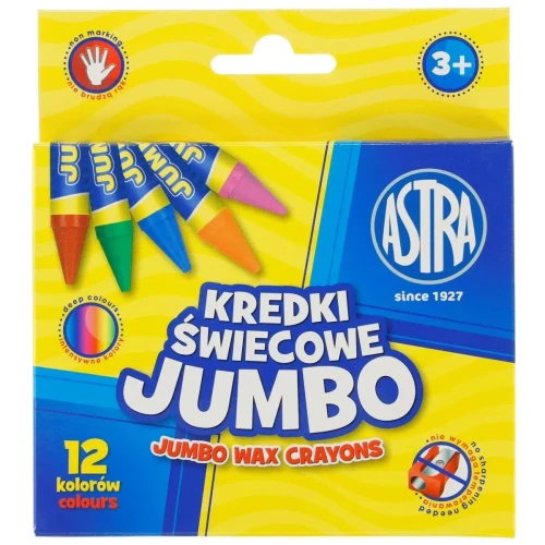 Kredki świecowe 12 kol. Astra