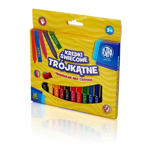 Kredki świecowe 12 kol. Astra