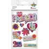 Naklejka (nalepka) Craft-Fun Series papierowe 3D Friends Titanum (1711)