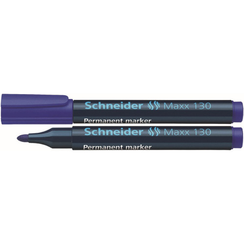 Marker permanentny Maxx 130 wkład niebieski 1,0-3,0mm okrągła końcówka Schneider (SR123003)