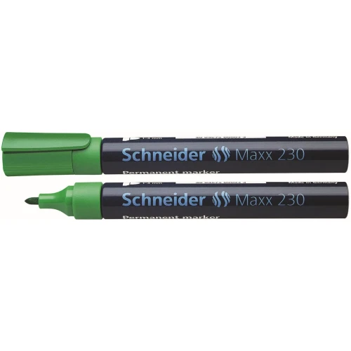 Marker permanentny Maxx 130 wkład zielony 1,0-3,0mm okrągła końcówka Schneider (SR123004)