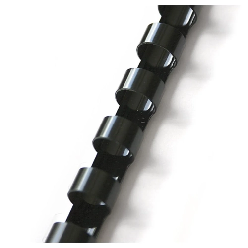 Grzbiety do bindowania A4 czarny plastik śr. 22mm Argo (405222)