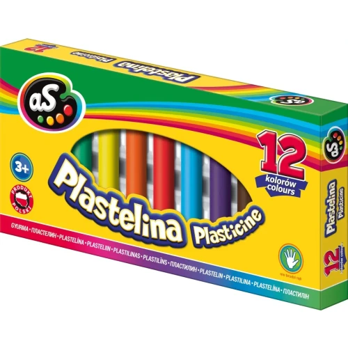 Plastelina 12 kol. mix As (5901137139302)