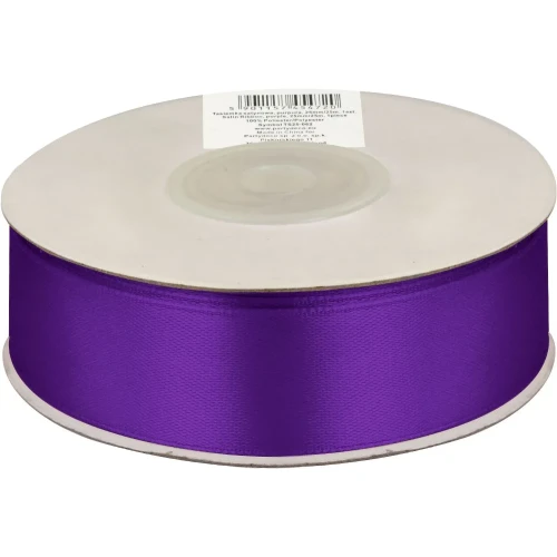Wstążka Craft-Fun Series satynowa 25x25 [mm x m] purpurowa Titanum (25/25/62)