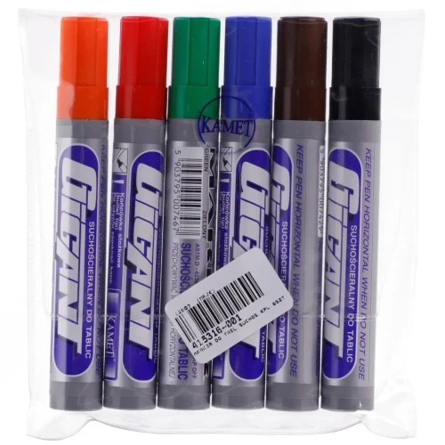 Marker suchościeralny wkład mix 1,5-2,5mm okrągła końcówka Kamet