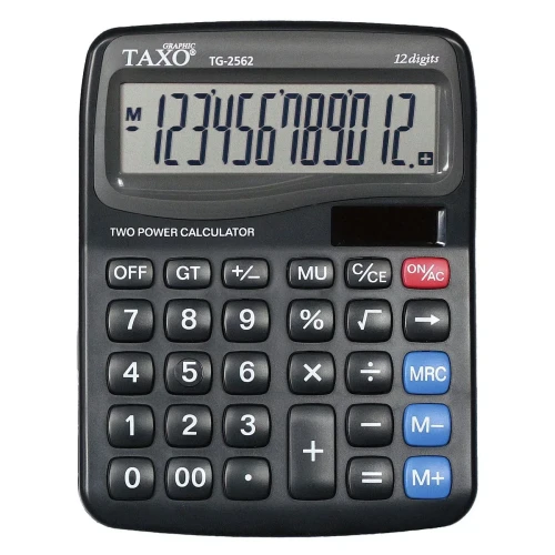 Kalkulator na biurko Taxo Graphic (TG-2562 CZ)