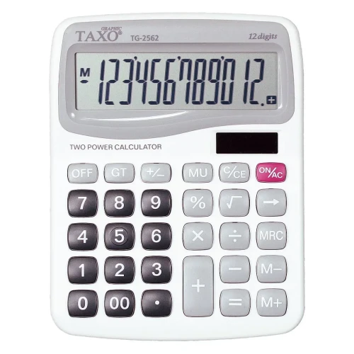 Kalkulator na biurko Taxo Graphic (TG-2562 B)