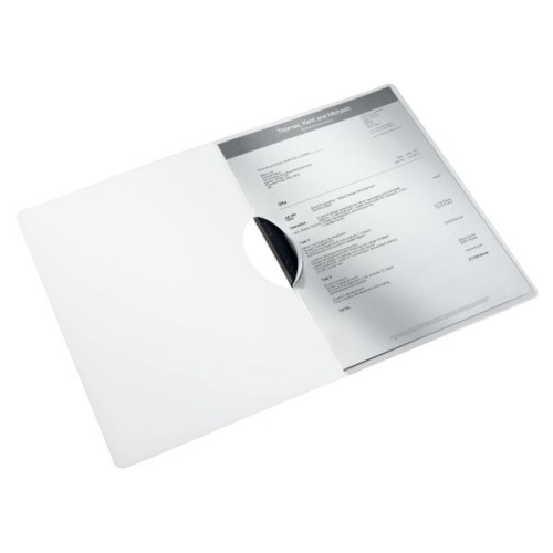 Skoroszyt A4 Wow ColorClip biały plastik Leitz (41850001)