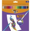 Kredki ołówkowe ILLUSION 24 kol. Bic (987869)