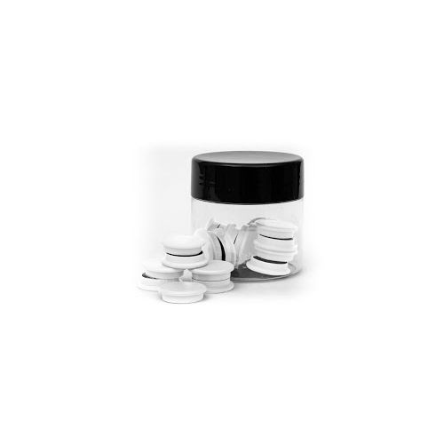 Magnes biały śr. 20mm Tierra 20 sztuk