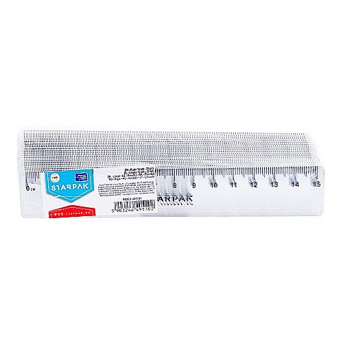 Linijka plastik 15cm Starpak (447742)