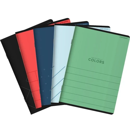 Zeszyt A5 colors mix 32k. 70g krata Top 2000 (400169181)