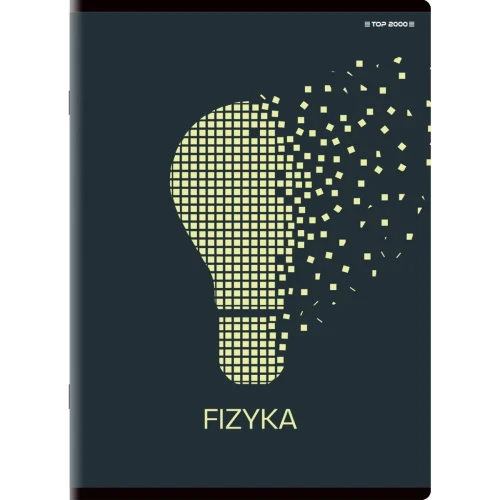Brulion A5 tematyczny fizyka 80k. 70g krata Top 2000 (400132313)