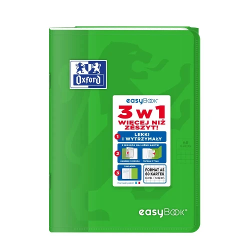 Zeszyt A5 EASYBOOK 60k. 90g krata Oxford (400146693)