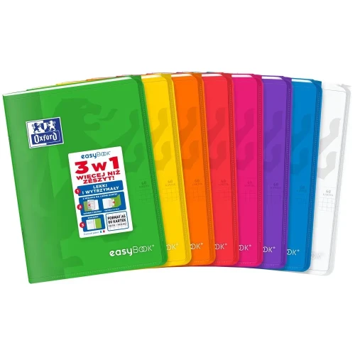 Zeszyt A5 EASYBOOK 60k. 90g krata Oxford (400146693)