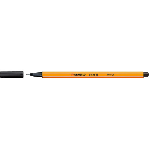 Cienkopis wkład czarny 0,4mm 1kol. Stabilo (88/46)
