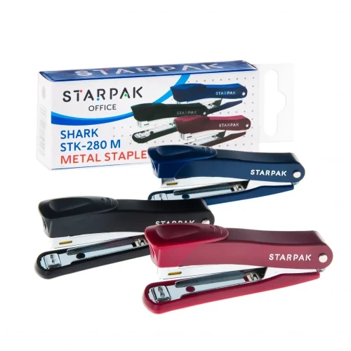 Zszywacz Office CZARNY 12k (465145) Starpak