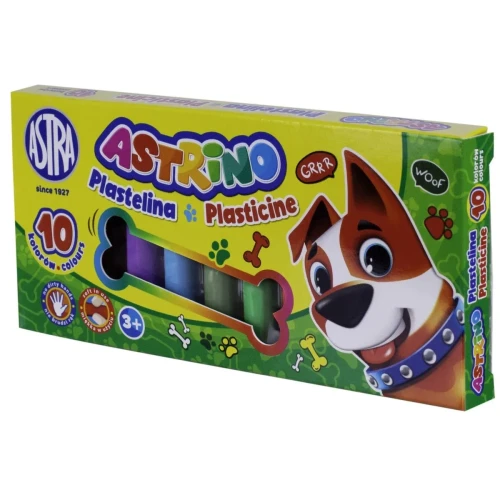 Plastelina 10 kol. mix Astrino (303221002)