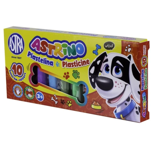 Plastelina 10 kol. mix Astrino (303221002)