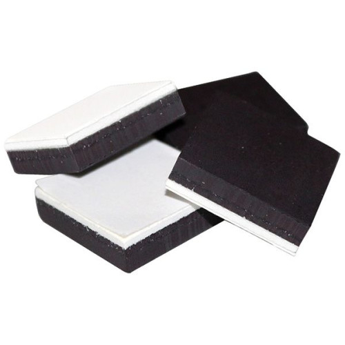 Magnes Craft-Fun Series kwadraty samoprzylepne czarne [mm:] 25,4x25,4 Titanum 4 sztuk