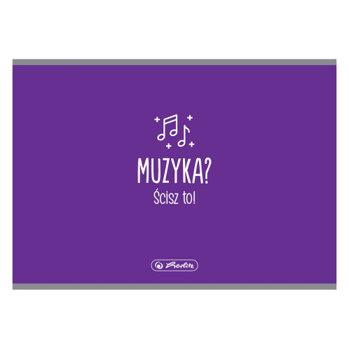 Zeszyt A5 do nut 9583493 16k. 70g pięciolinia Herlitz (400198008)
