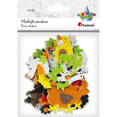 Naklejka (nalepka) Craft-Fun Series piankowe Farma Titanum (4639)