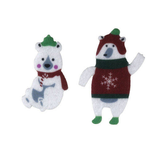 Naklejka (nalepka) Craft-Fun Series filcowe xmass niedźwiedzie polarne Titanum (4825)