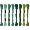Mulina Craft-Fun Series tonacja zielona 8 kol. Titanum (21DT0514-2)