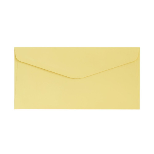 Koperta DL gładki satynowany żółty Galeria Papieru (280137) 10 sztuk