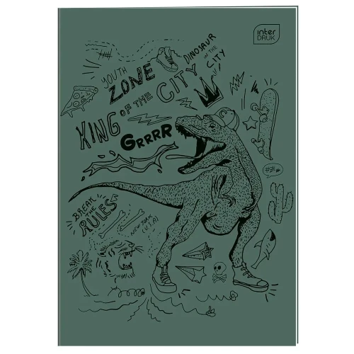 Zeszyt A4 32k. 70g krata kolorowa Interdruk (ZEA432K#)
