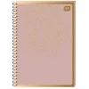 Kołozeszyt (kołonotatnik) A6 Metalic Satin Gold 80k. 70g krata Interdruk (KOŁOZA680MSG)
