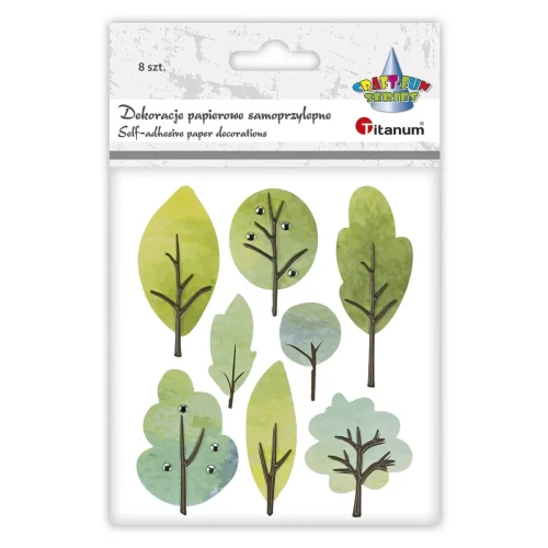 Ozdoba papierowa Craft-Fun Series drzewa 3D Titanum (7520)