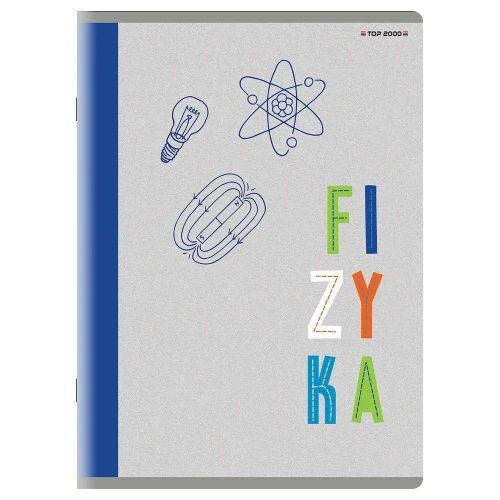 Zeszyt A5 fizyka 60k. 80g krata [mm:] 150x210 TOP-2000 (400160589)