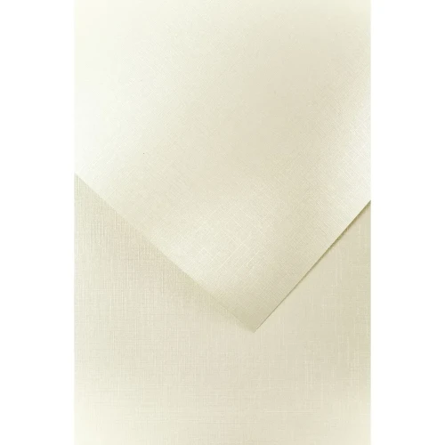 Papier ozdobny (wizytówkowy) A4 holland kremowy kremowy 230g Galeria Papieru (200502)