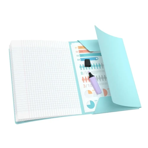 Zeszyt A4 EASYBOOK PASTEL 60k. 90g krata Oxford (400161237)