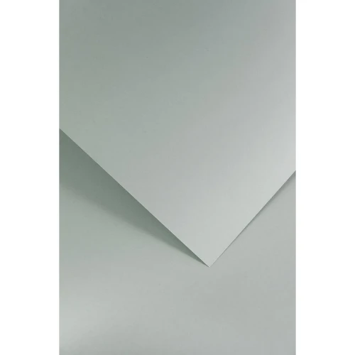 Papier ozdobny (wizytówkowy) A4 gładki jasnoszary satynowany szary 210g Galeria Papieru (205504)